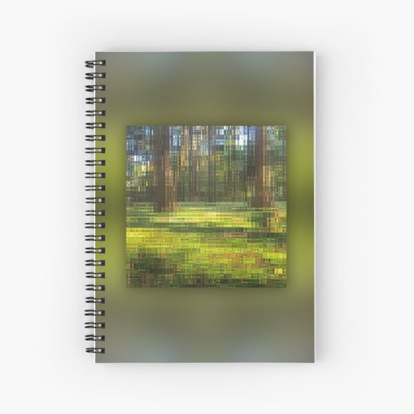 Clean Water Thanks to the Forest Rippling Abstract Spiral Notebook