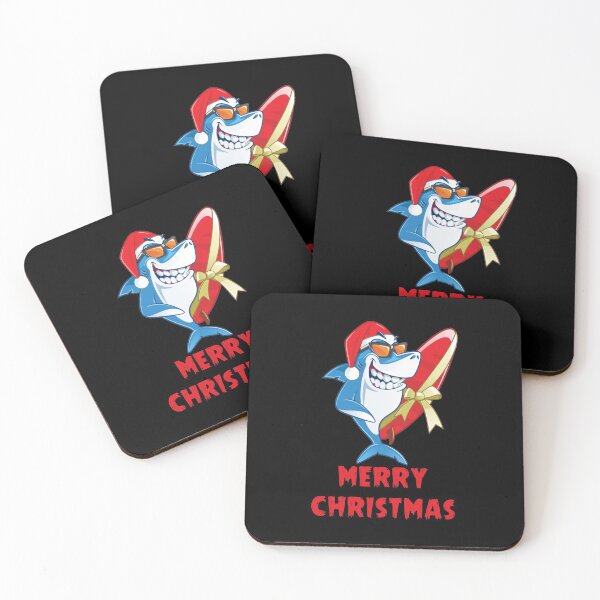 Item preview, Merry Christmas, Xmas, Surfer Shark, Xmas designed and sold by ThommyBLN.