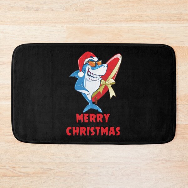 Item preview, Merry Christmas, Xmas, Surfer Shark, Xmas designed and sold by ThommyBLN.