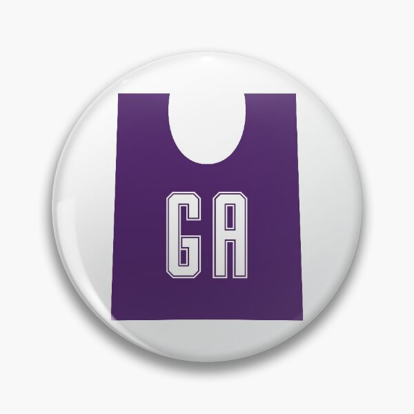 Item preview, Purple Netball GA designed and sold by teesaurus.
