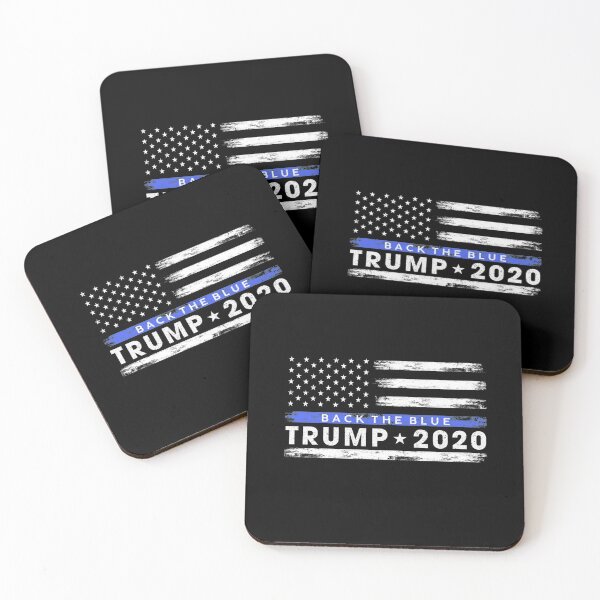 Item preview, Pro Trump 2020 Back The Blue Thin Blue Line American Flag Pullover designed and sold by KathysRyan.