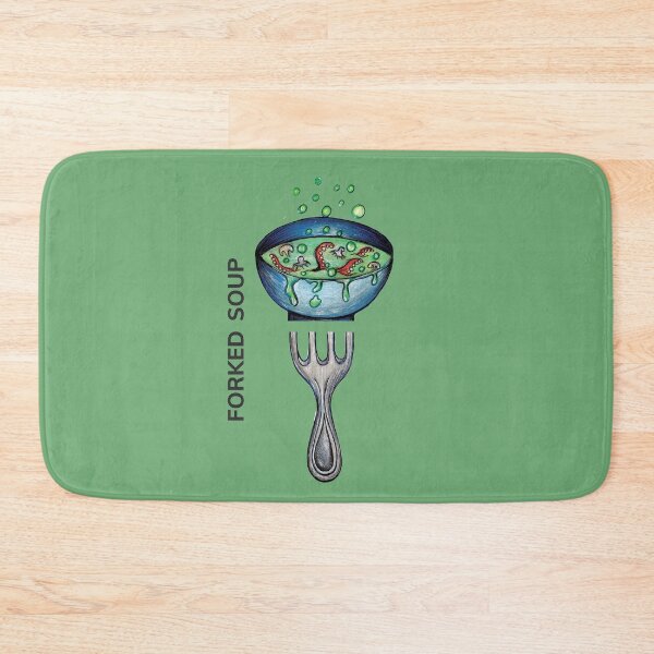 Item preview, FORKED SOUP by FrankenDuo faded green designed and sold by FrankenDuo.