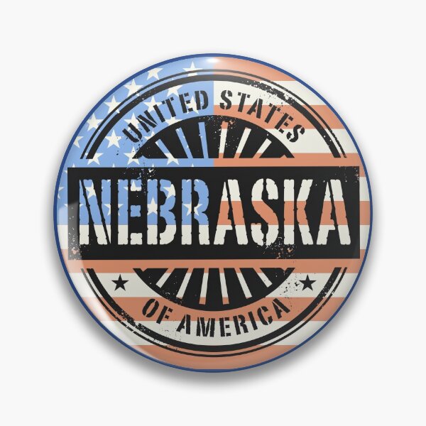Item preview, Nebraska, USA flag designed and sold by studio838.