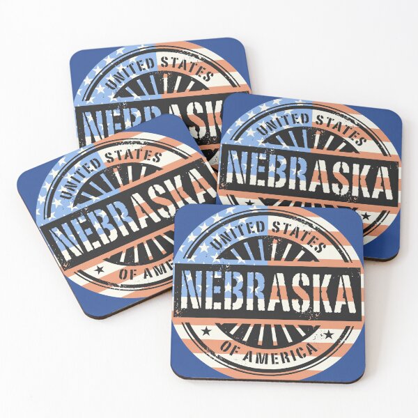 Item preview, Nebraska, USA flag designed and sold by studio838.