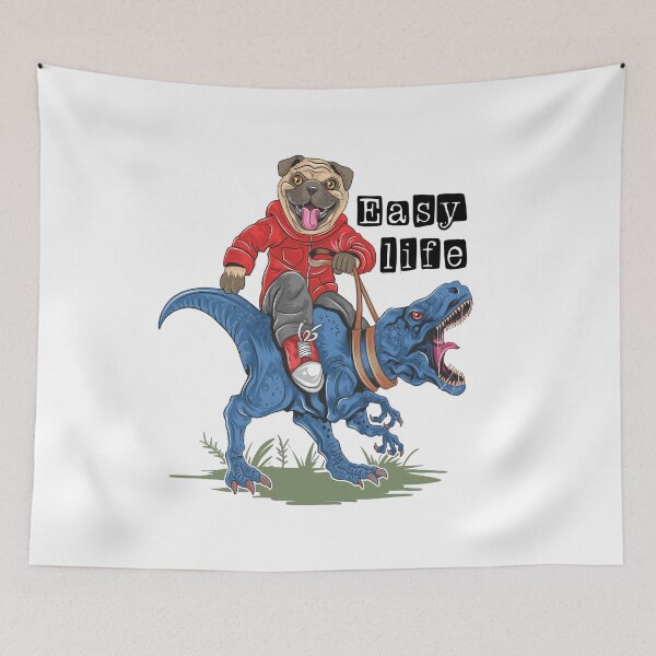 Item preview,  English Bulldog Quote easy life designed and sold by diab diab.