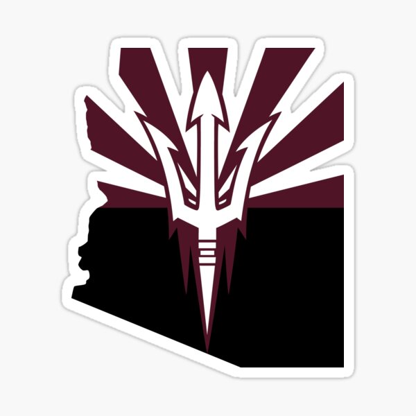 Arizona State Flag Clear Sticker