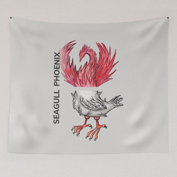 Item preview, SEAGULL PHOENIX by FrankenDuo porcelain grey designed and sold by FrankenDuo.