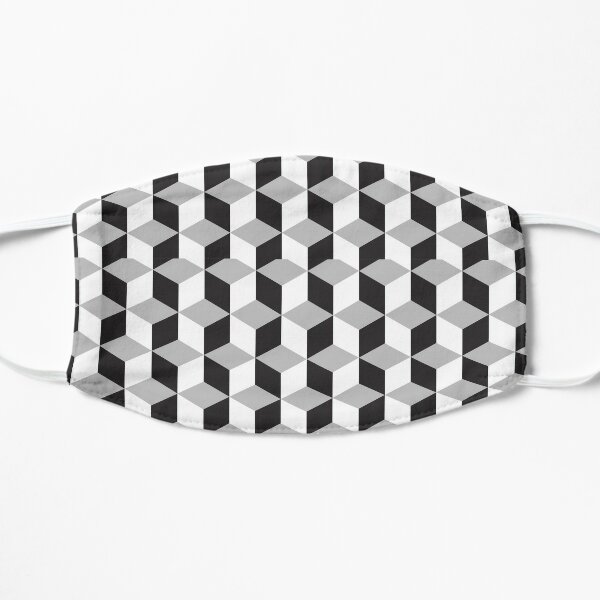 Cubic Pattern Flat Mask