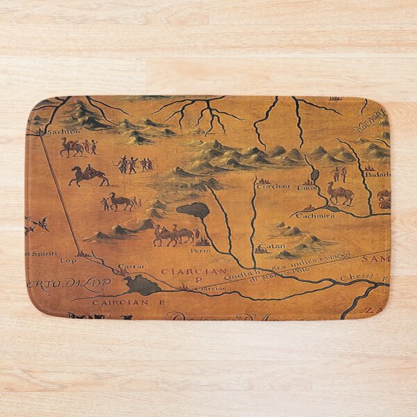 Item preview, Old World Antique Map Ancient Atlas Vintage Marco Polo Route Maps Gifts designed and sold by TopTeeShop.