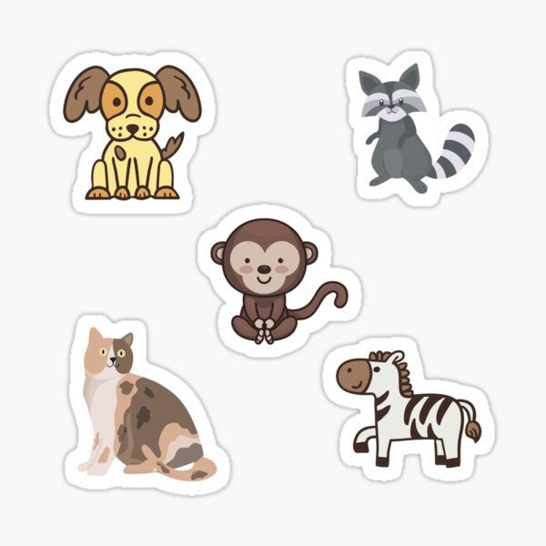 animals sticker pack Sticker