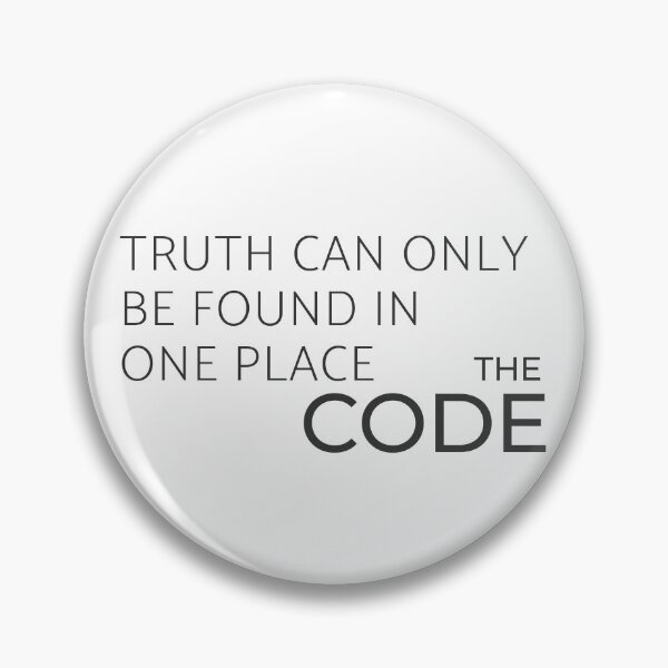 Item preview, Truth Can Only Be Found in One Place The Code designed and sold by GraphitePen.