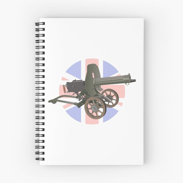 Item preview, Maxim Gun with British Flag designed and sold by NorseTech.