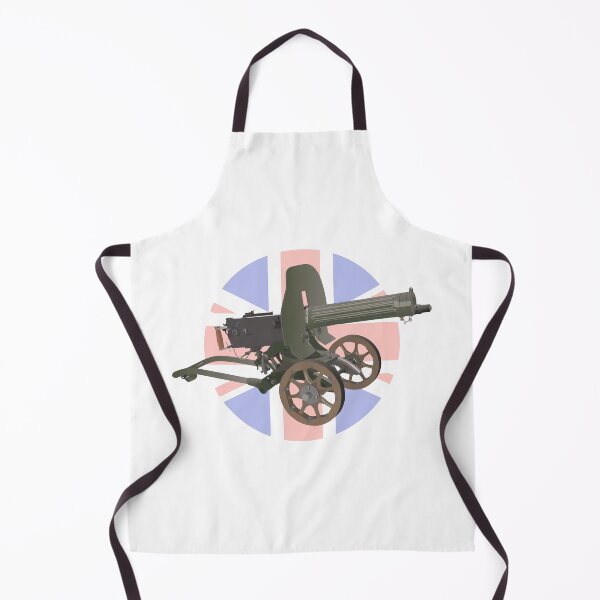 Item preview, Maxim Gun with British Flag designed and sold by NorseTech.