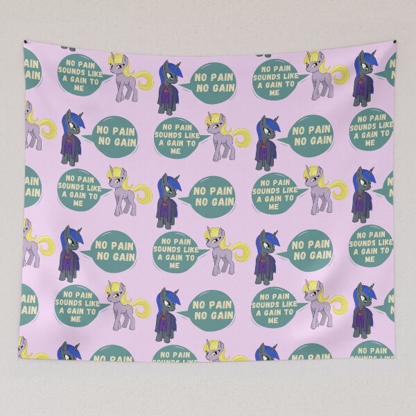 Item preview, no pain no gain funny kawaii unicorn designed and sold by GoodyLeo.