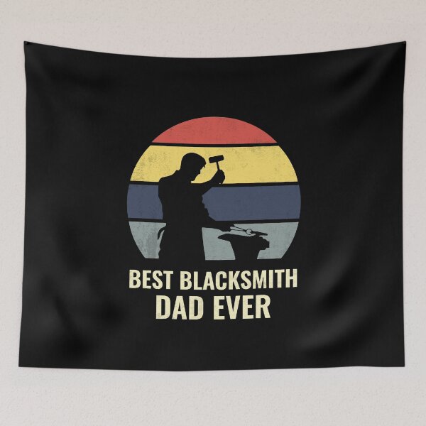 Item preview, Vintage Retro Blacksmith Metalsmith Craftsman Dad Fathers day Gift designed and sold by TastefulTees.