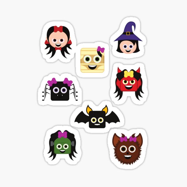 Cute Halloween Friends Sticker