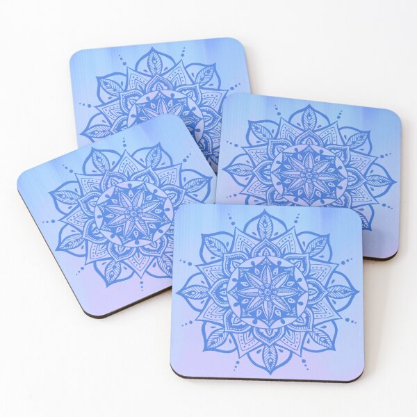 Item preview, Mandala - blue and purple gradient  designed and sold by bohoDecor.