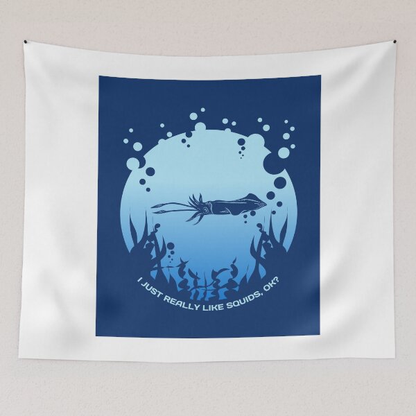 Item preview, I Just Really Like Squids, Ok? designed and sold by InfinityRealm.