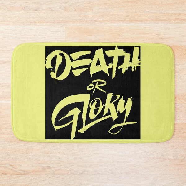 Item preview, Death or Glory. Black on yellow designed and sold by Kingofdotlondon.