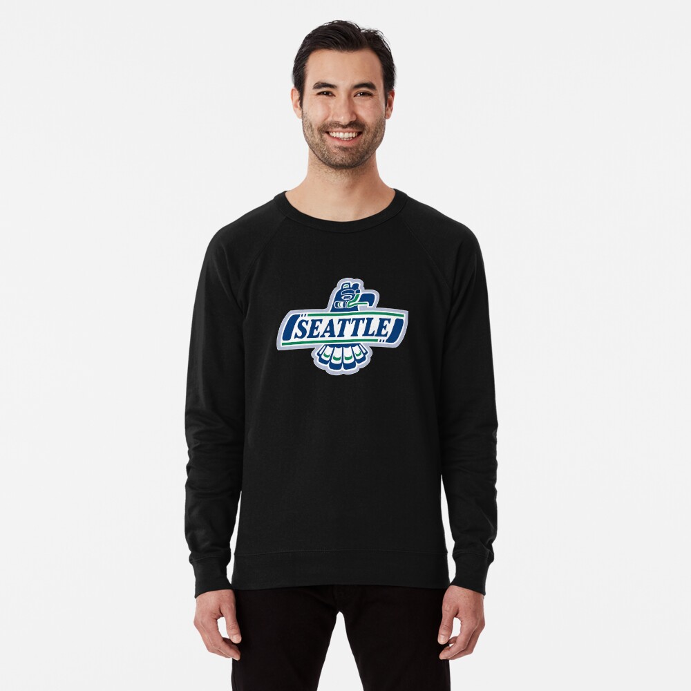 Seattle Mariners Crescent Raglan Long Sleeve T-Shirt, 2XL