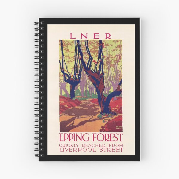Item preview, Epping Forest retro poster designed and sold by CorasPosters.