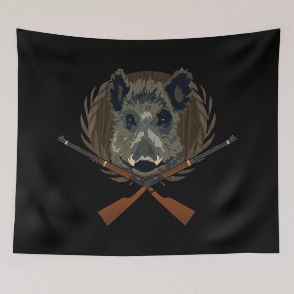 Item preview, Hunting trophy hunter boar gift idea designed and sold by Argentini.