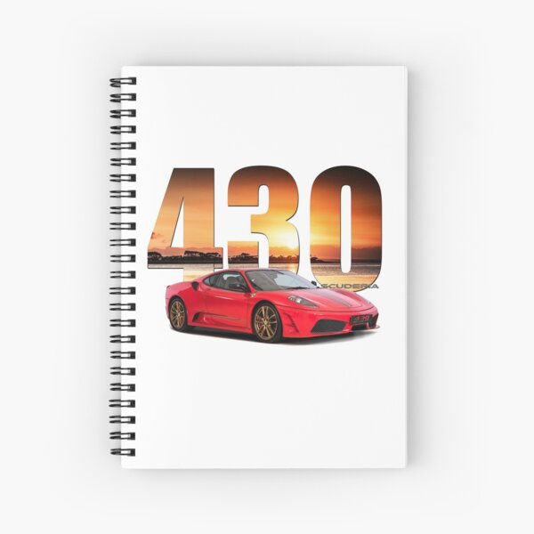 Ferrari 430 Scuderia Spiral Notebook