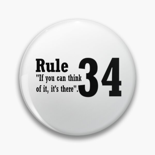 Item preview, Rule 34 designed and sold by PillowPuns.