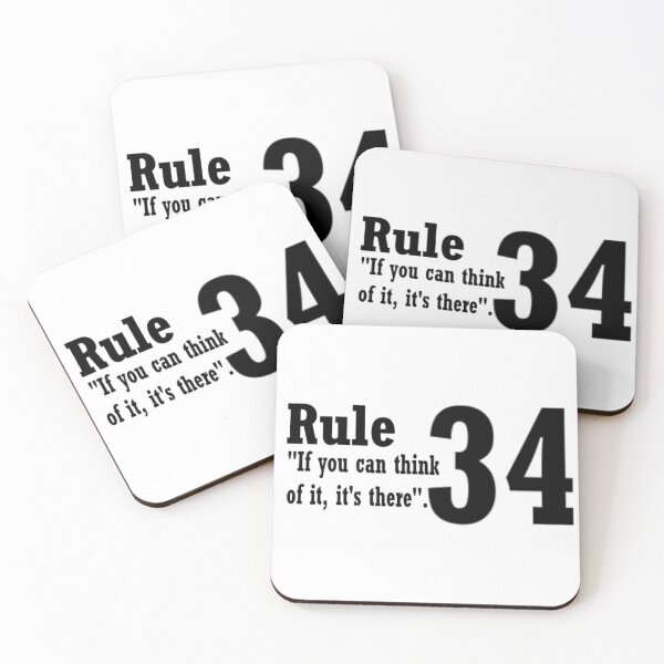 Item preview, Rule 34 designed and sold by PillowPuns.