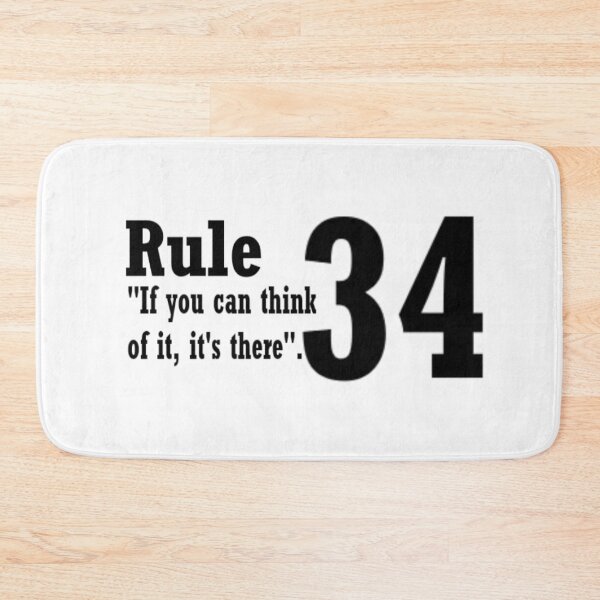 Item preview, Rule 34 designed and sold by PillowPuns.