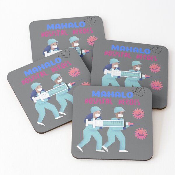 Item preview, Mahalo Hospital Heroes designed and sold by HumorMe808.