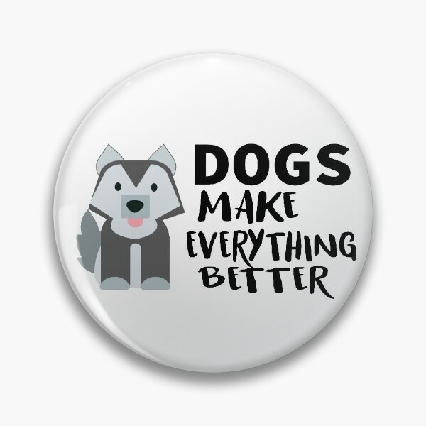 Item preview, Dogs Make Everything Better Husky Kawaii designed and sold by MousaObaid.