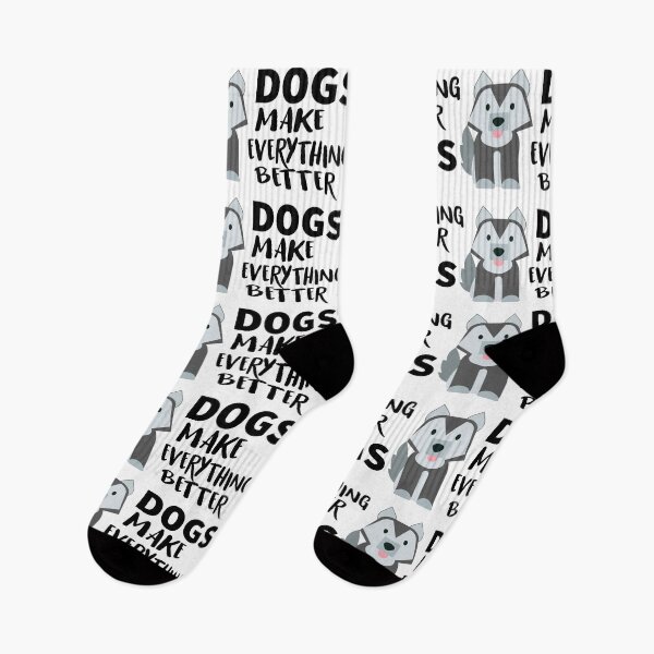 Item preview, Dogs Make Everything Better Husky Kawaii designed and sold by MousaObaid.