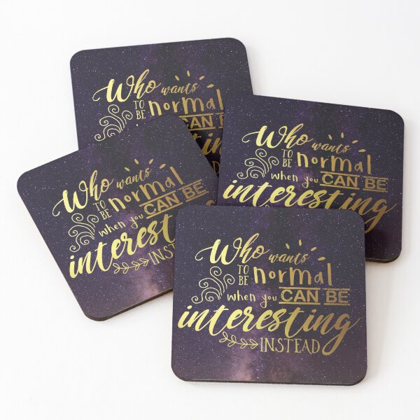 Item preview, Who Wants To Be Normal? designed and sold by EnchantedPeach.