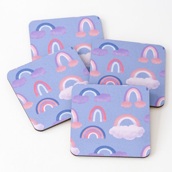 Item preview, Rainbows and clouds in a blue sky designed and sold by Dovina.