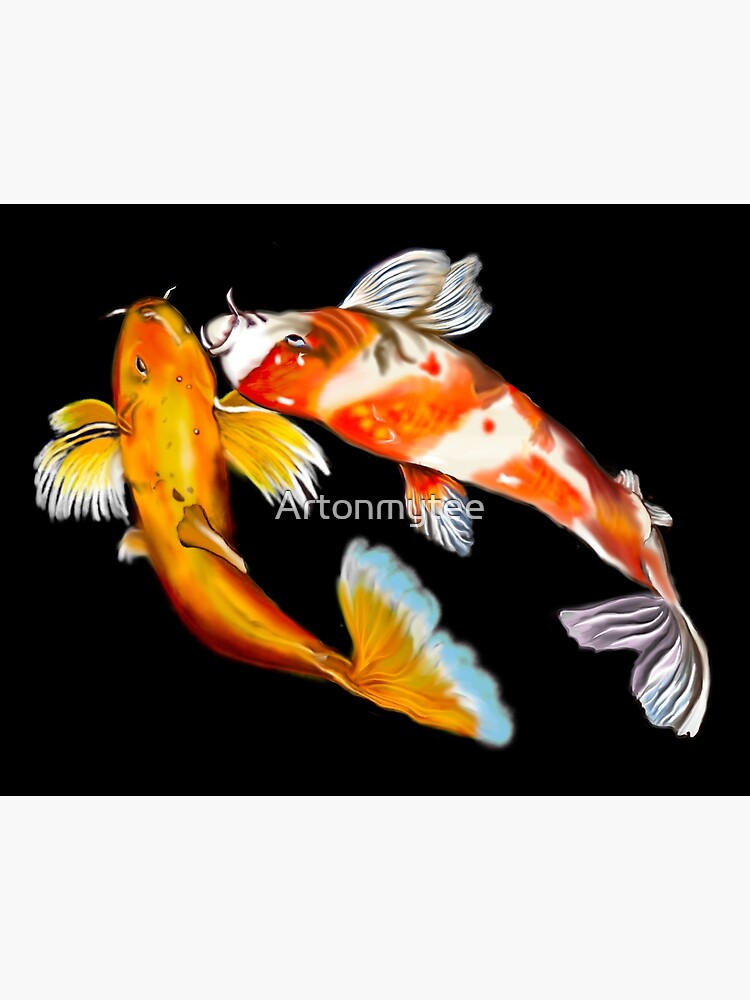 Best fishing gifts for fish lovers 2022. Koi fish pair couple