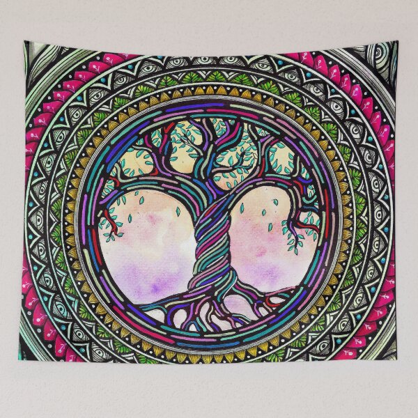 Item preview, Tree of Life Mandala designed and sold by mayescol.