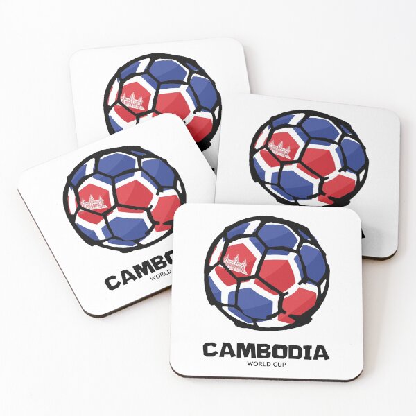 Item preview, Cambodia Football Country Flag designed and sold by KewaleeTee.