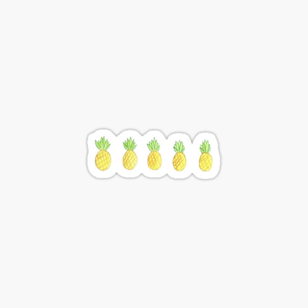 cute pineapples Sticker