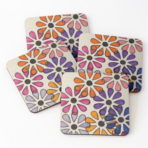 Item preview, Colorful Flowers Abstract Design designed and sold by Paint2morrow.