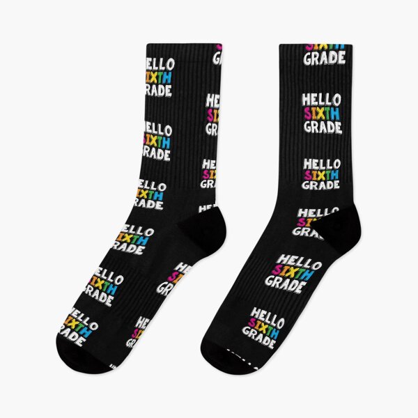 Item preview, Hello Sixth Grade designed and sold by teesaurus.