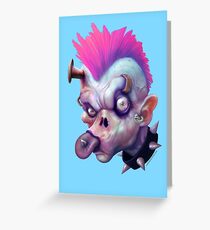 ZED HEADZ - Ear Worm Greeting Card
