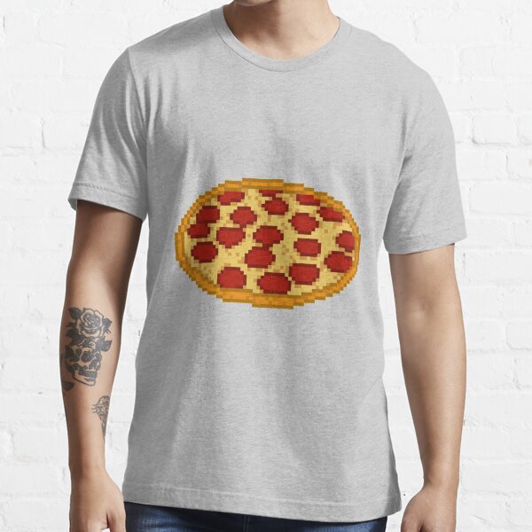 Zombie Pizza Food T-Shirt 8Bit Art Kitchen World Cuisine Take Away Chef Bbq B982