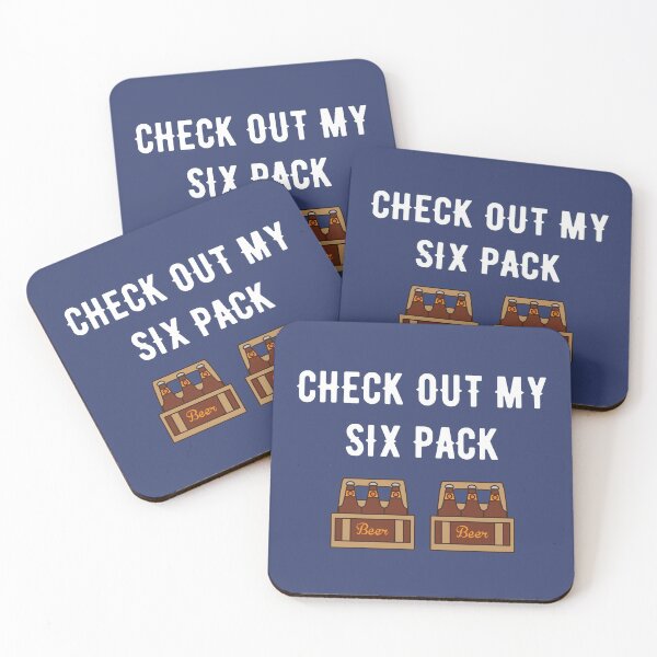 Item preview, Check Out My Six Pack designed and sold by FitFabFunny.