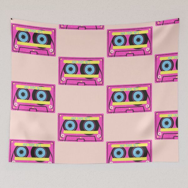 Item preview, 90s mix tape (pink) 1990's Music CD Retro Vintage Nostalgia Old School Hip Hop R&B Rap Rock Metal Grunge,Gift  designed and sold by fitpress.