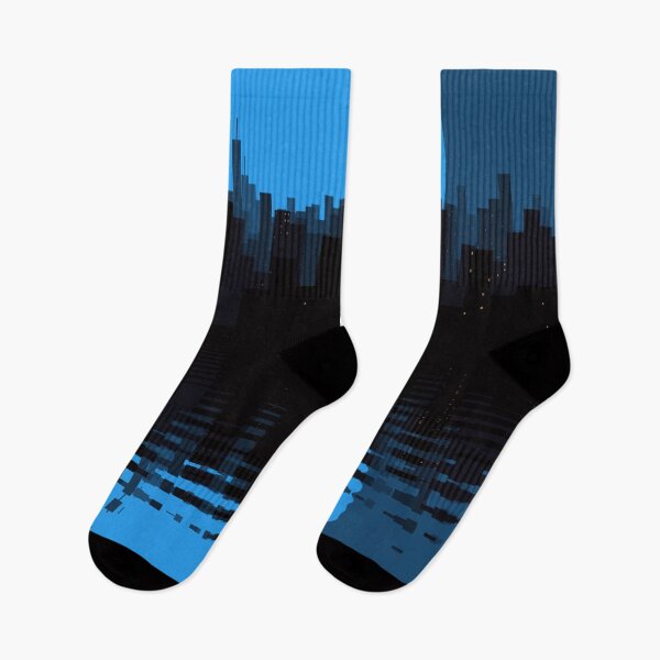Item preview, Sublime blue night over the city designed and sold by PrimitiveState.