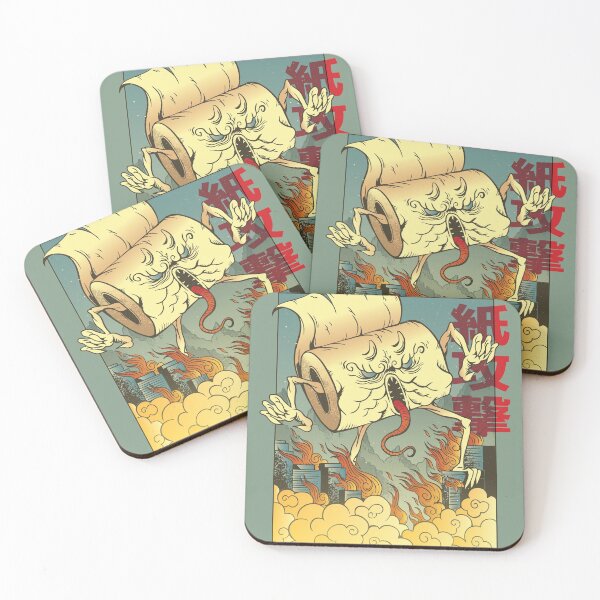 Item preview, Japanese Monster Toilet Paper designed and sold by SalamancaCL.