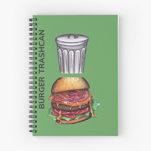 Item preview, BURGER TRASH CAN by FrankenDuo dull green designed and sold by FrankenDuo.