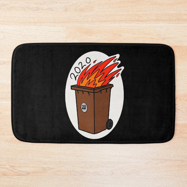 Item preview, 2020 Brown wheelie bin fire designed and sold by HeffDesigns.
