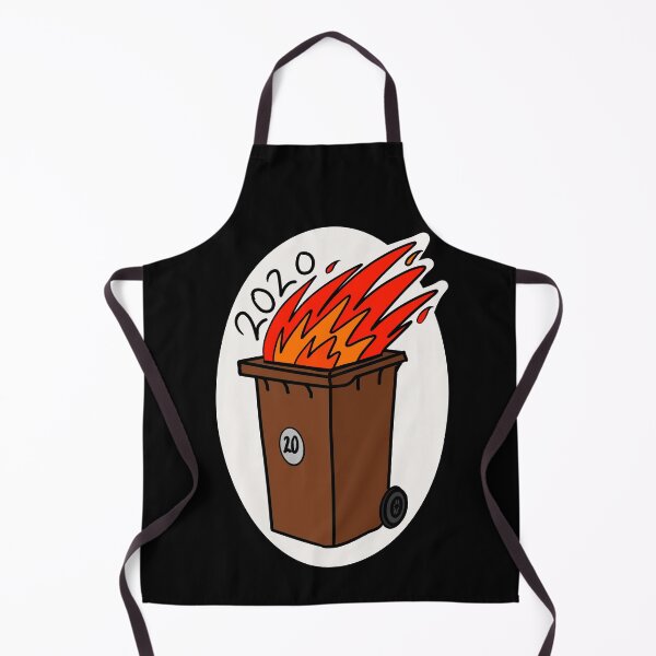 Item preview, 2020 Brown wheelie bin fire designed and sold by HeffDesigns.
